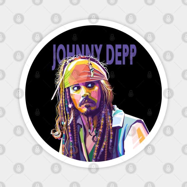 Johnny Depp Magnet by lots of artWork